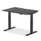 Black Series Shallow Height Adjustable Desk